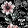 Dark Floral with White Daisy Wallpaper Mural