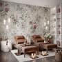 Vintage Floral Wallpaper Mural