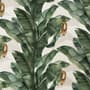 Exotic Banana Leaf Pattern Wallpaper Mural