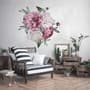 3D Dutch Floral Peony Flower Bouqet Wall Decal Sticker