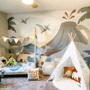 Kids Soft Dinosaurs Wallpaper Mural