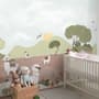 Papier peint panoramique Alpaga dans le désert