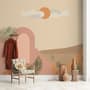 Abstract Desert Art with Stairs Wallpaper Mural