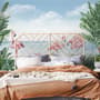 Tropical Landscape with Flamingos Wallpaper Mural