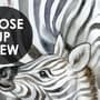 Kids Safari Animals with Cub Wallpaper Mural