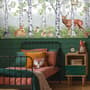 Kids Woodland Animals in the Forest Wallpaper Mural