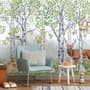 Kids Woodland Animals in the Forest Wallpaper Mural