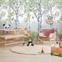Kids Woodland Animals in the Forest Wallpaper Mural
