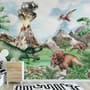 Kids Dinosaur with Trex Jurassic World Wallpaper Mural