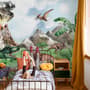 Kids Dinosaur with Trex Jurassic World Wallpaper Mural