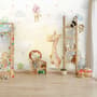 Kids Nursery Safari Animals Playing Wallpaper Mural