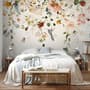 Watercolor Soft Peony Floral Blossom Wallpaper Mural