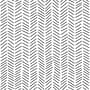Papier peint panoramique moderne à chevrons, noir et blanc