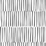 Abstract Minimalistic Black and White Line Wallpaper Mural