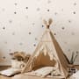 Soft Colorful Shining View Stars for Nursery Wallpaper Mural