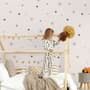 Soft Colorful Shining View Stars for Nursery Wallpaper Mural