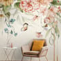 Summer Floral Colorful Watercolor Blossom Wallpaper Mural