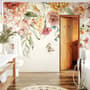 Summer Floral Colorful Watercolor Blossom Wallpaper Mural