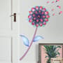 Watercolor Colorful Dahlia Florals Wall Decal Sticker