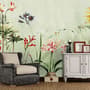 Colorful Plants and Flowers Wallpaper Mural