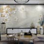 3D Look Jewelry Flower and Lace Wallpaper Mural