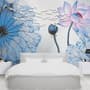 Nostalgic Lotus Floral Wallpaper Mural