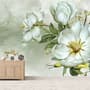 Nostalgic Magnolia Floral Wallpaper Mural