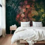 Dark Shining Mandala Wallpaper Mural
