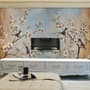 Nostalgic Watercolor Cherry Blossoms Wallpaper Mural