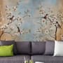 Nostalgic Watercolor Cherry Blossoms Wallpaper Mural