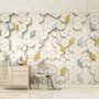 Geometric Honeycomb Pattern Wallpaper Mural