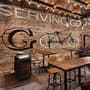 Bicycle Brick Wall Art Wallpaper Mural