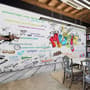 Street Graffiti Rock Music Wallpaper Mural