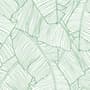 Abstract Lines Palm Leaves Wallpaper Mural