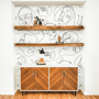 Elegant Abstract Faces Wallpaper Mural