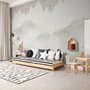 Kids Mountain with Clouds Wallpaper Mural