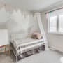 Kids Mountain with Clouds Wallpaper Mural