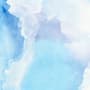 Papier peint panoramique bleu aquarelle