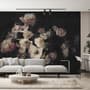 Dutch Dark Floral Wallpaper Mural