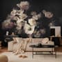 Dutch Dark Floral Wallpaper Mural