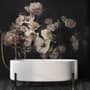 Dutch Dark Floral Wallpaper Mural
