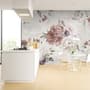 Soft Peony Floral Wallpaper Mural