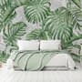 Tropical Leaf Pattern Wallpaper Mural
