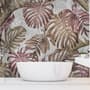 Tropical Leaf Pattern Wallpaper Mural