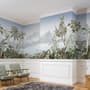Vintage Forest with Lakescape Wallpaper Mural