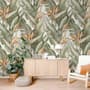 Soft Banana Leaf Pattern Wallpaper Mural
