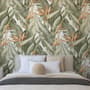 Soft Banana Leaf Pattern Wallpaper Mural