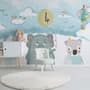 Cute Cartoon Animals with a Balloon Wallpaper Mural