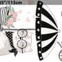 Cute Cat and Beautiful Girl Riding the Bike Wall Decal Sticker