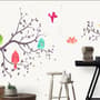 Kids Cartoon Tree with Colorful Singing Birds Wallpaper Mural